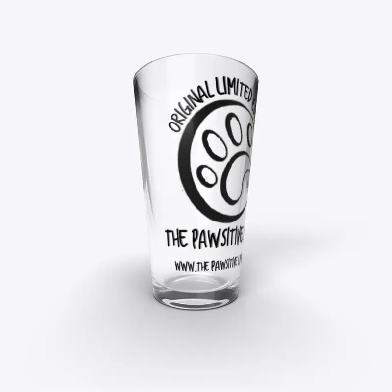 The Pawsitive Life Pint Glass